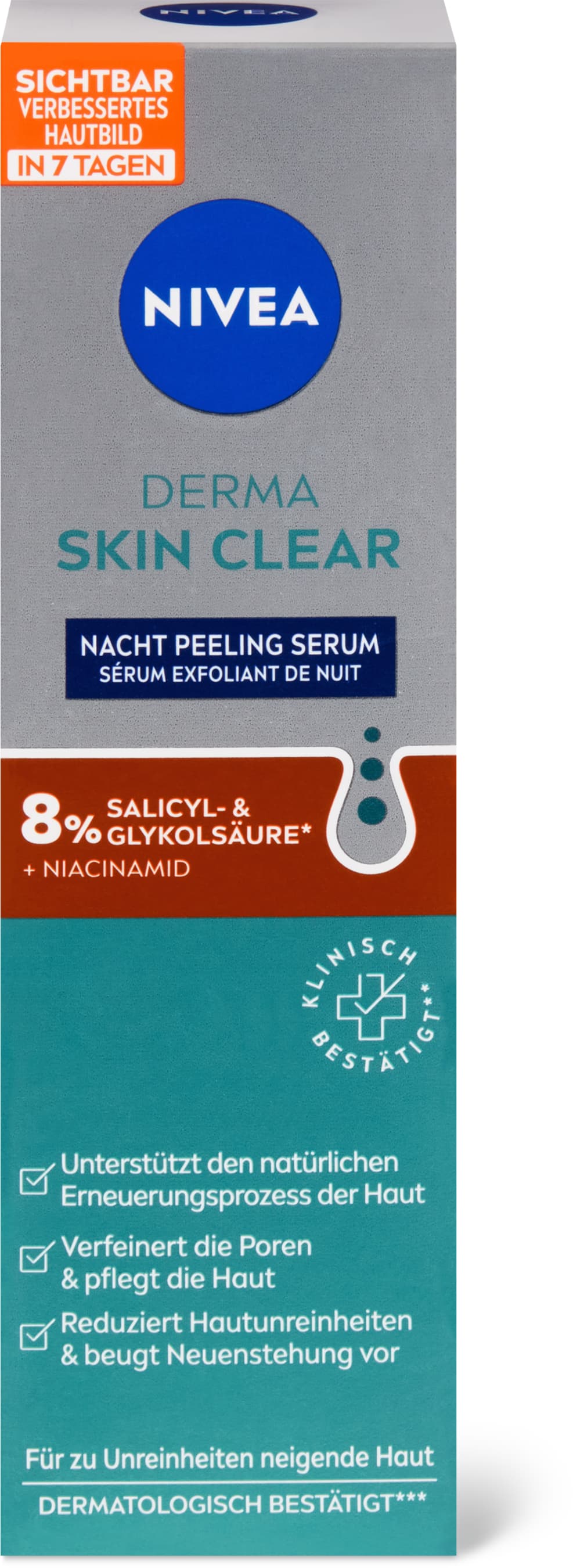 Nivea Derma Skin Clear Nacht-Peeling-Serum 40ml